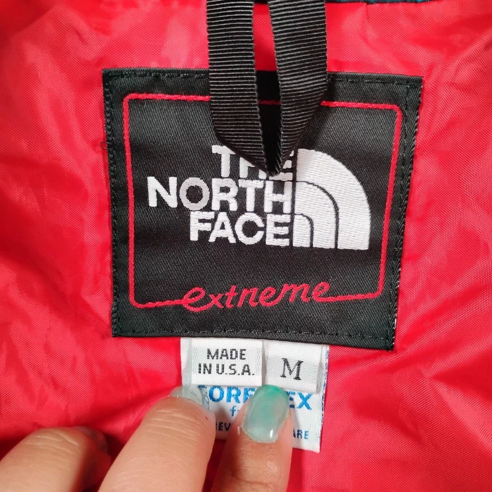 Vintage The North Face Extreme Gore-Tex Jacket Mens Medium Teal Pink Made in USA